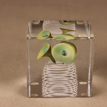 Nuutajärvi vuosikuutio, 1978, suunnittelija Oiva Toikka, 1978, signeerattu, numeroitu