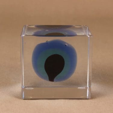 Nuutajärvi vuosikuutio, 1998, suunnittelija Oiva Toikka, 1998, signeerattu, numeroitu