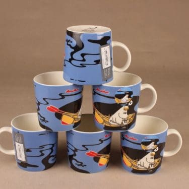 Arabia Muumi Erikoismuki 2016, Rannikkomme, 6 kpl, suunnittelija , Rannikkomme, muumi, muki, tilaustyö