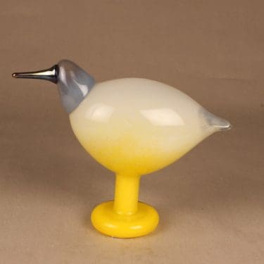 Iittala lintu , Helokki, suunnittelija Oiva Toikka, Helokki, jalallinen, signeerattu, numeroitu