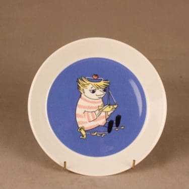 Arabia Muumi lautanen, Tuutikki, suunnittelija Tove Jansson/Tove Slotte-Elevant, Tuutikki, muumi