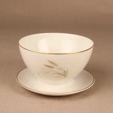 Arabia Tähkä bowl with feet designer Raija Uosikkinen