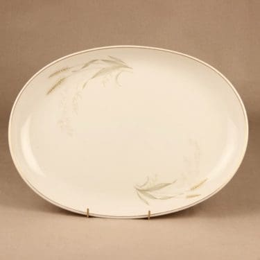 Arabia Tähkä serving plate oval designer Raija Uosikkinen