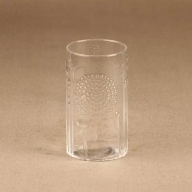 Nuutajärvi Flora lasi, 30 cl, suunnittelija Oiva Toikka, 30 cl, kukka