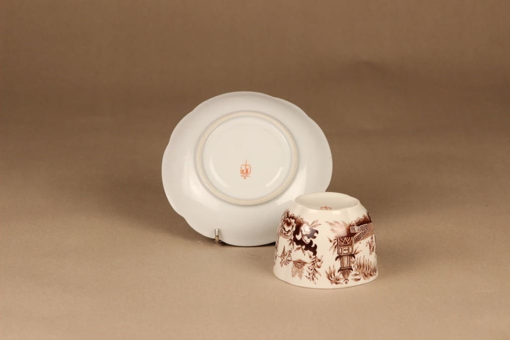 Arabia Singapore tea cup and plates(2) 3