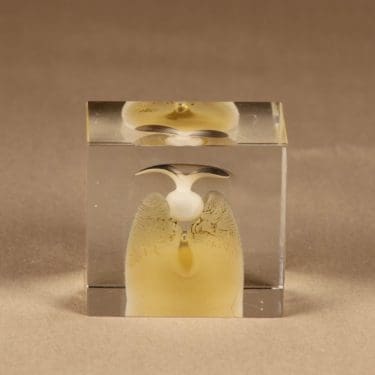 Nuutajärvi vuosikuutio, 1989, suunnittelija Oiva Toikka, 1989, signeerattu, numeroitu