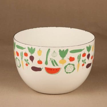 Finel 4821 kulho, 3 l, suunnittelija Heikki Orvola, 3 l, serikuva, vihannes