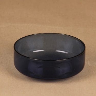 Iittala I-lasi annoskulho, sininen, suunnittelija Timo Sarpaneva,