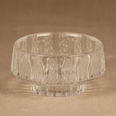 Iittala Vellamo jälkiruokakulho, kirkas, suunnittelija Valto Kokko,