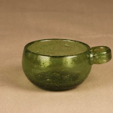 Nuutajärvi Iglu kulho, signeerattu, suunnittelija Oiva Toikka, signeerattu, signeerattu