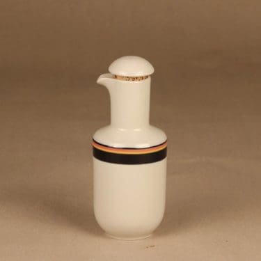 Arabia kastikepullo, 25 cl, suunnittelija Inkeri Leivo, 25 cl, raitakoriste