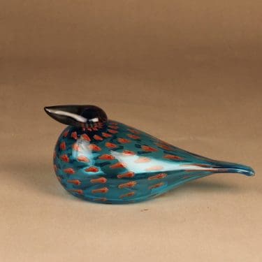 Nuutajärvi Vuosilintu 2011, Korallihaahka, suunnittelija Oiva Toikka, Korallihaahka, signeerattu, lintu