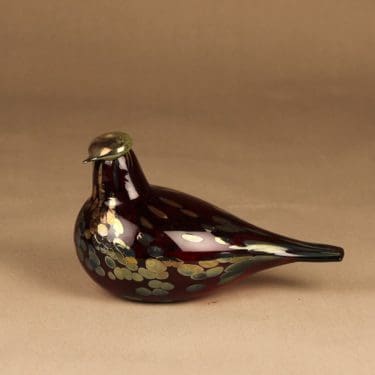 Nuutajärvi bird Ruby designer Oiva Toikka