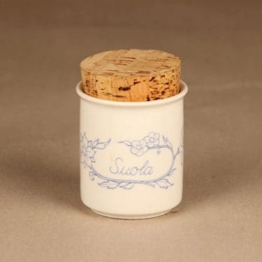 Arabia Sininen keittiö maustepurkki, suola, suunnittelija , suola