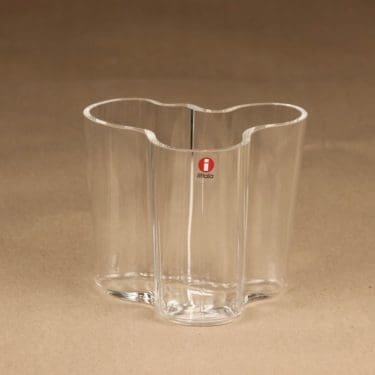 Iittala Aalto Collection maljakko, signeerattu, suunnittelija Alvar Aalto, signeerattu, signeerattu