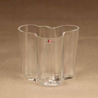 Iittala Aalto Collection maljakko, signeerattu, suunnittelija Alvar Aalto, signeerattu, signeerattu