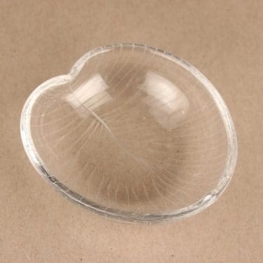 Iittala 3336 taidelasi, viivahiottu, suunnittelija Tapio Wirkkala, viivahiottu, signeerattu