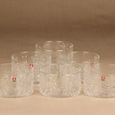 Iittala Flora jälkiruokakulho, 3 dl, suunnittelija Oiva Toikka, 3 dl, kukka