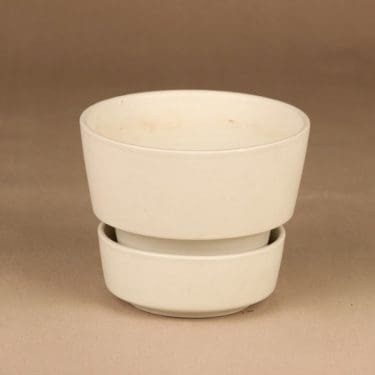 Arabia SL kukkaruukku, valkoinen, suunnittelija Richard Lindh,