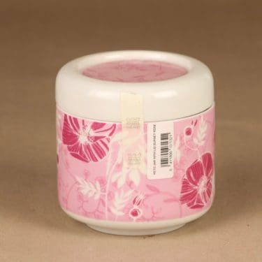 Arabia Keto purkki, Burnet Rose, suunnittelija Heini Riitahuhta, Burnet Rose