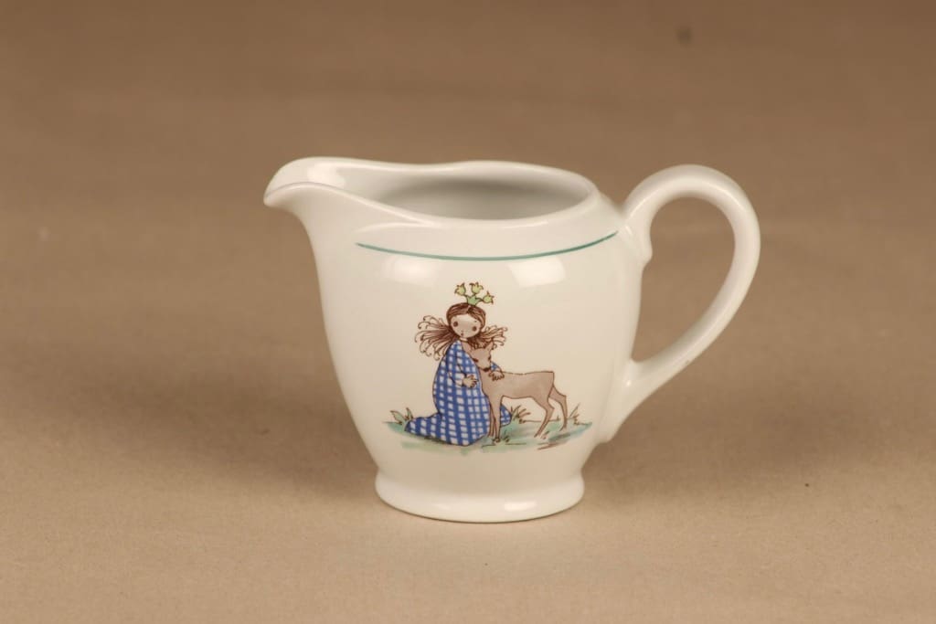 Arabia Satuprinsessa kermakko, pieni, suunnittelija Esteri Tomula, pieni, prinsessa, tyttö