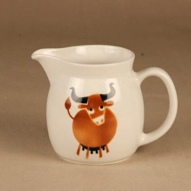 Arabia Heluna kaadin, 1 l, suunnittelija Anja Juurikkala, 1 l, lehmä, puhalluskoriste