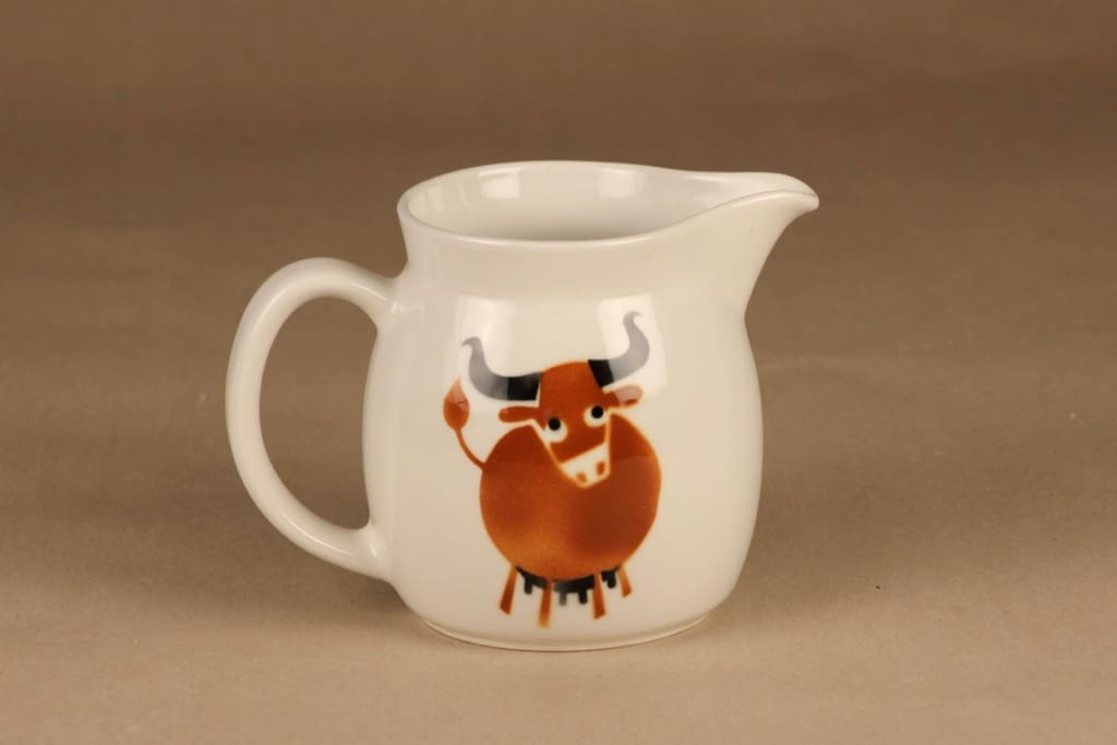 Arabia Heluna kaadin, 1 l, suunnittelija Anja Juurikkala, 1 l, lehmä, puhalluskoriste kuva 2