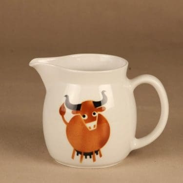 Arabia Heluna kaadin, 1 l, suunnittelija Anja Juurikkala, 1 l, lehmä, puhalluskoriste