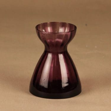 Kumela Hyasintti maljakko, lila, suunnittelija Sirkku Kumela-Lehtonen,