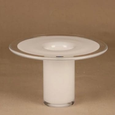 Nuutajärvi Vega maljakko, signeerattu, suunnittelija Markku Salo, signeerattu, signeerattu