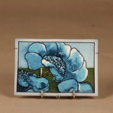 Arabia HLS seinälaatta Katselen kauas designer Heljä Liukko-Sundström