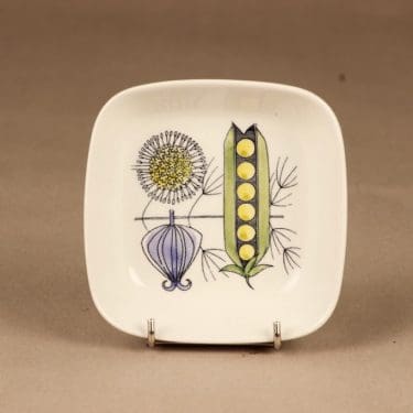 Arabia Vegeta kulho, käsinmaalattu, suunnittelija Esteri Tomula, käsinmaalattu, retro, vihannes