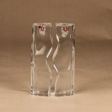 Iittala Pari kynttilänjalat, kirkas, 2 kpl, suunnittelija Tiina Nordström,