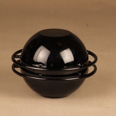 Rosenlew Saturnus casserole, black designer Timo Sarpaneva