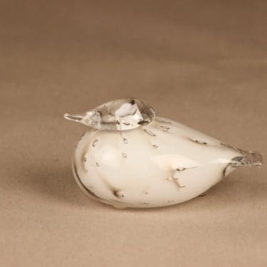 Nuutajärvi lintu , Kyrmy, suunnittelija Oiva Toikka, Kyrmy, signeerattu