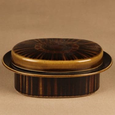 Arabia Kosmos voirasia, kannellinen, suunnittelija Gunvor Olin-Grönqvist, kannellinen, puhalluskoriste