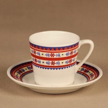 Arabia Jouni coffee cup and plates designer Raija Uosikkinen 2
