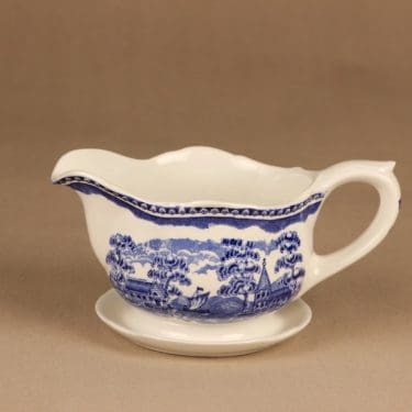 Arabia Maisema kastekekaadin, sininen, suunnittelija , kuparipainokoriste