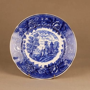 Arabia Maisema lautanen, matala, suunnittelija , matala, kuparipainokoriste