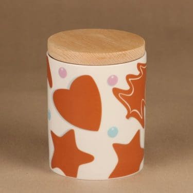 Arabia Piparit ja pastillit purkki, Sesonkituote 2007, suunnittelija Pekka Paikkari, Sesonkituote 2007