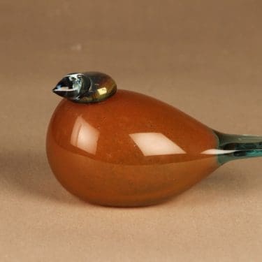 Nuutajärvi lintu , Kelokuukkeli, suunnittelija Oiva Toikka, Kelokuukkeli, signeerattu