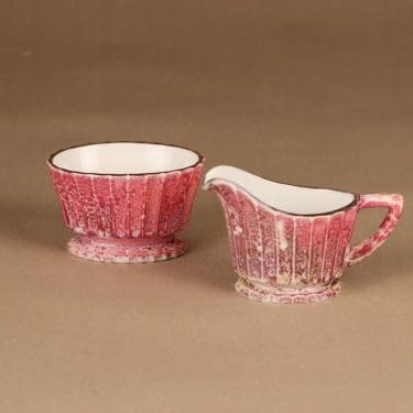 Kauklahden lasi sokerikko ja kermakko, käsinmaalattu, suunnittelija , käsinmaalattu