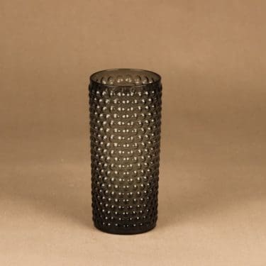 Nuutajärvi Näppylä maljakko, harmaa, suunnittelija Saara Hopea,