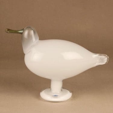 Nuutajärvi lintu , Kajava, suunnittelija Oiva Toikka, Kajava, jalallinen, signeerattu