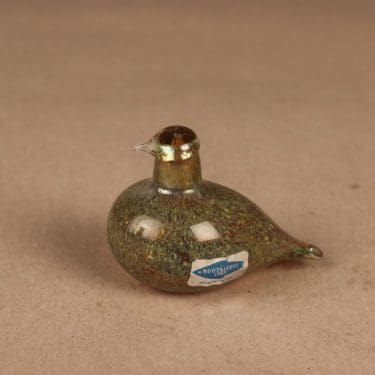 Nuutajärvi lintu , Hippiäinen, suunnittelija Oiva Toikka, Hippiäinen, signeerattu