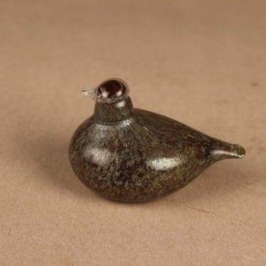 Nuutajärvi bird Golden-crested Kinglet designer Oiva Toikka