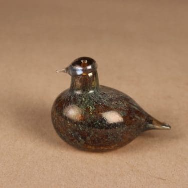 Nuutajärvi bird Golden-crested Kinglet designer Oiva Toikka