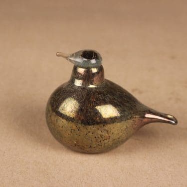 Nuutajärvi lintu , Hippiäinen, suunnittelija Oiva Toikka, Hippiäinen, signeerattu