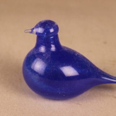 Nuutajärvi lintu , Hippiäinen, suunnittelija Oiva Toikka, Hippiäinen, signeerattu