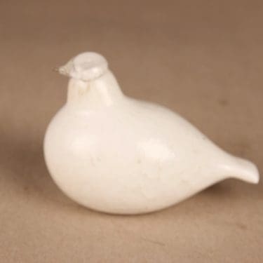 Nuutajärvi lintu , Kiiruna, suunnittelija Oiva Toikka, Kiiruna, signeerattu